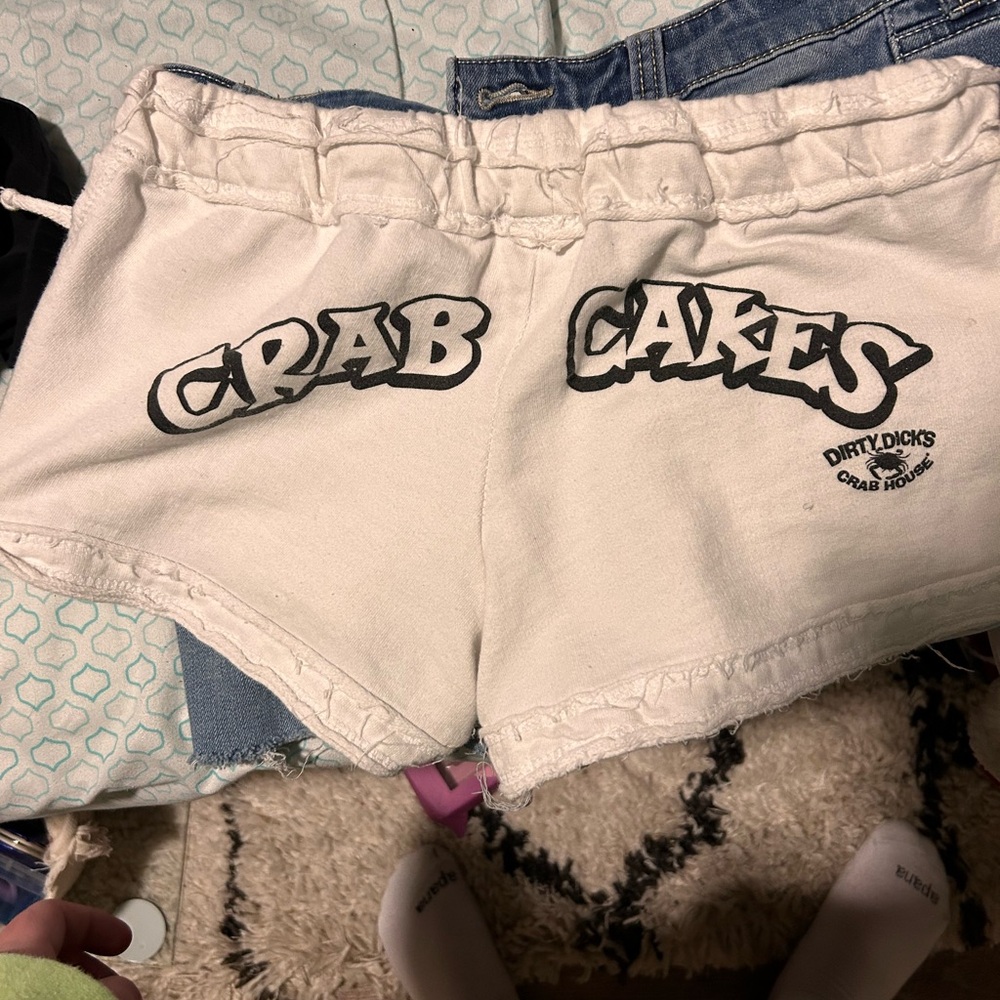 Women's White Shorts